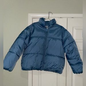 a new day Blue puffer jacket in Medium.
